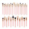 Makeup Brushes 30PCS Pink Wooden Cosmetic Makeup Brush Foundation  Eyeshadow Powder Cosmetic Brushes