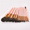 Drop Shipping Makeup Brushes Set 12 pcs/lot Eye Shadow Blending Eyeliner Eyelash Eyebrow Brushes For Makeup