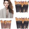 20Pcs Rose gold Makeup Brushes Set Pro Powder Blush Foundation Eyeshadow Eyeliner Lip Cosmetic Make up Brush Tool