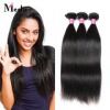 Meetu Brazilian Virgin Straight Human Hair 3 Bundles 8A Unprocessed