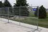 Temporary fence Chain link fence wire fencing security fence