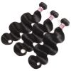 Lolly Brazilian Virgin Hair Weave 3Bundles Body Wave Human Hair Extensions 3Bundles with Lace Closure