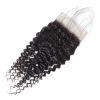 Lolly 100% Brazilian Virgin Kinky Curly Hair Extensions Bundles with Lace Closure 