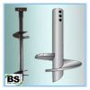 Double Blades Round Shaft Screw Piers