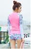 Sport Swimwear Rash Guards Beach Women Long Sleeve Print Sun Protection Clothing Suit Swimming Shirts Surfing T-shirt Tops