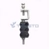 Optic fiber clamp for fiber cable, power cable, double type 6 holes