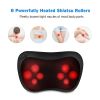 Shiatsu Car Home Neck Shoulder Massager Massage Pillow with Heat