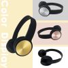 High quality BT 5.0 On Ear Metal Wireless Headphones Earphone