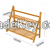 2-tiers Bamboo Foldabl...