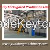 7 ply corrugated cardboard production line