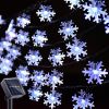 Water Droplets Cherry Bubble Ball Dragonfly Snowflakes Led String Lights Solar Powered Christmas Garden Decorative Lights