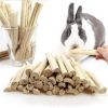 Organic Dried Sugarcane Sticks Chew Toy For Small Animals/Teeth Cleaning Chew Toy