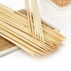 2.5mm 3mm 3.5mm 5mm Wooden BBQ Stick Custom Bamboo Skewer/ BBQ Skewers - Disposable Round Natural Bamboo Skewer