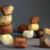 UMI ISHI WOODEN ROCK / MINIMALIST WOODEN STONE DESIGN / MADE IN VIETNAM