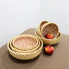 NATURAL BAMBOO BASKET / ARTISANAL CRAFT FOR STORAGE & DECOR / MADE IN VIETNAM