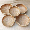 NATURAL BAMBOO BASKET / ARTISANAL CRAFT FOR STORAGE & DECOR / MADE IN VIETNAM