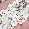 POLISHED SEASHELL BUTTONS / NATURAL BEAUTY FROM THE SEA / MADE IN VIETNAM