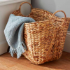 DECORATIVE RATTAN AND WATER HYACINTH BASKET / A TOUCH OF NATURE / MADE IN VIETNAM