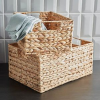 DECORATIVE RATTAN AND WATER HYACINTH BASKET / A TOUCH OF NATURE / MADE IN VIETNAM