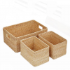 ECO-FRIENDLY RATTAN AND WATER HYACINTH BASKET / PERFECT FOR STORAGE AND DECOR / MADE IN VIETNAM