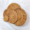 NATURAL WATER HYACINTH TABLE MAT / PERFECT FOR DINING AND DECOR / MADE IN VIETNAM