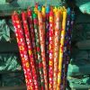 HAND-PAINTED PATTERNED BROOM HANDLE / BEAUTY IN EVERY SWEEP / MADE IN VIETNAM