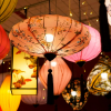 ELEGANT BAMBOO SILK LANTERN / HANDCRAFTED & CLASSIC DESIGN / MADE IN VIETNAM