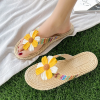 HANDWOVEN SEAGRASS SLIPPERS / PERFECT FOR INDOOR & OUTDOOR USE / MADE IN VIETNAM