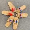 HANDWOVEN SEAGRASS SLIPPERS / PERFECT FOR INDOOR & OUTDOOR USE / MADE IN VIETNAM