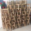 NATURAL BAMBOO STOOL / HANDCRAFTED AND DURABLE / MADE IN VIETNAM