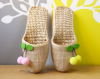 COMFORT HYACINTH SLIPPERS / NATURAL WEAVE FOR EVERYDAY WEAR / MADE IN VIETNAM