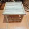 RUSTIC BAMBOO STOOL / PERFECT FOR HOME OR GARDEN / MADE IN VIETNAM