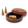 ROUND WOODEN INCENSE B...