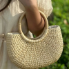 WOVEN WATER HYACINTH TOTE / FASHION MEETS ECO-FRIENDLY DESIGN / MADE IN VIETNAM