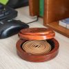 HANDCRAFTED WOODEN INCENSE BOX / FILLED WITH AGARWOOD ESSENCE / MADE IN VIETNAM