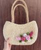 NATURAL FIBER HYACINTH BAG / GREAT FOR CASUAL USE / MADE IN VIETNAM