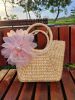 NATURAL FIBER HYACINTH BAG / GREAT FOR CASUAL USE / MADE IN VIETNAM