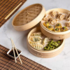 PREMIUM BAMBOO STEAMER / IDEAL FOR DIM SUM & VEGGIES / MADE IN VIETNAM