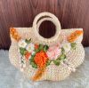 NATURAL FIBER HYACINTH BAG / GREAT FOR CASUAL USE / MADE IN VIETNAM