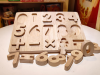 ECO-FRIENDLY WOOD ABC LETTERS / PERFECT FOR KIDS / MADE IN VIETNAM