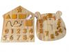 WOOD ABC PUZZLE SET / EDUCATIONAL WOOD TOY / MADE IN VIETNAM