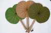 HANDMADE LOTUS FAN / PERFECT FOR DECORATION OR PRACTICAL USE / MADE IN VIETNAM