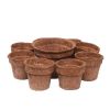 ECO-FRIENDLY COCONUT FIBER POTS / NATURAL PLANTERS FOR HOME GARDENING