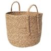 NATURAL RATTAN STORAGE BASKET / MULTIPURPOSE ORGANIZER / HOME DECOR / CARRYING BASKET FOR LIVING ROOM, BEDROOM