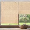 DECORATIVE BAMBOO CURTAIN / HAND-WOVEN / GREEN MATERIAL CHOICE