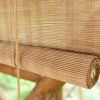 HANDCRAFTED BAMBOO BLINDS / ECO-FRIENDLY / NO PLASTIC / ROLL-UP TYPE