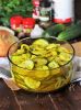 ALL NATURAL PICKLED CUCUMBER SLICES / FRESHLY PROCESSED / FOR RETAIL PACKAGING OEM CANNED FOODS AND GLOBAL EXPORT CHAINS