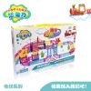 Electric Racing rail car qumitoys' kids train track model toy baby Railway Track Racing Road Transportation Building Slot Sets