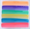 high quality plastic hair comb with multicolor