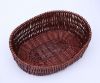 Giliglue Wicker Dog Basket for Pet Sleeping XL